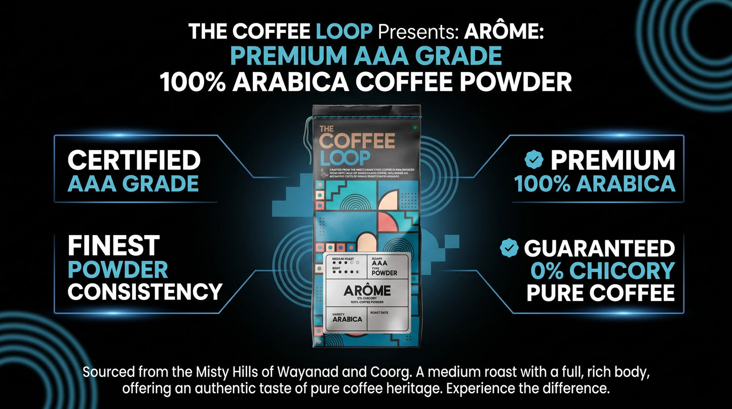 PREMIUM AAA GRADE 100% ARABICA COFFEE POWDER